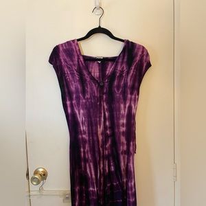 Tie dye pant cardigan